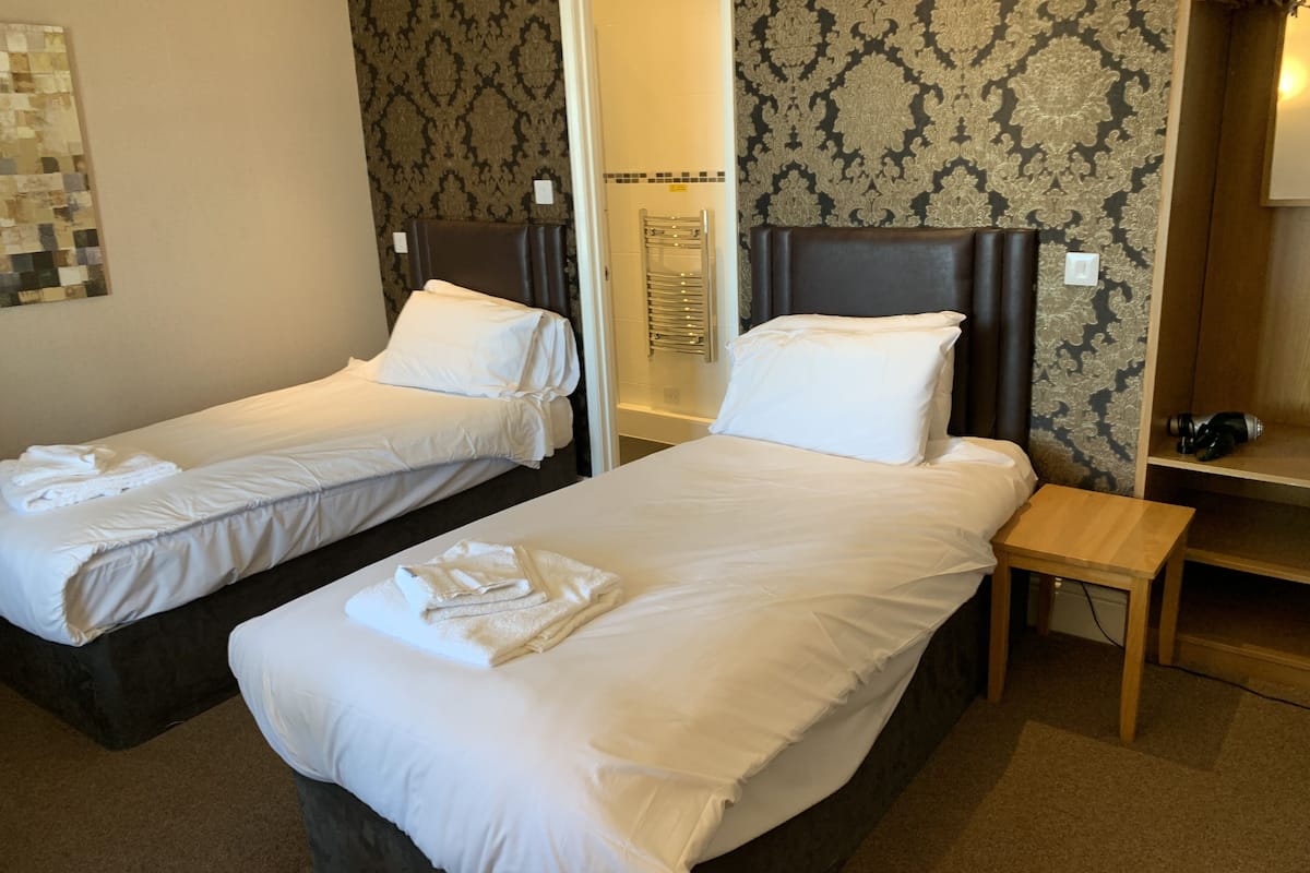 twin room, 2 single beds, non smoking, ensuite | 1 bedroom, individually decorated, free wifi, bed sheets