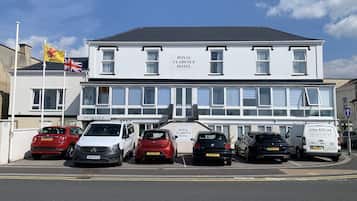 Experience the Royal Clarence Hotel, offering commercial, educational, and retail services in a convenient location.