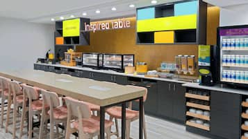 Free daily buffet breakfast