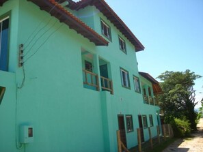 Overnatningsstedets facade