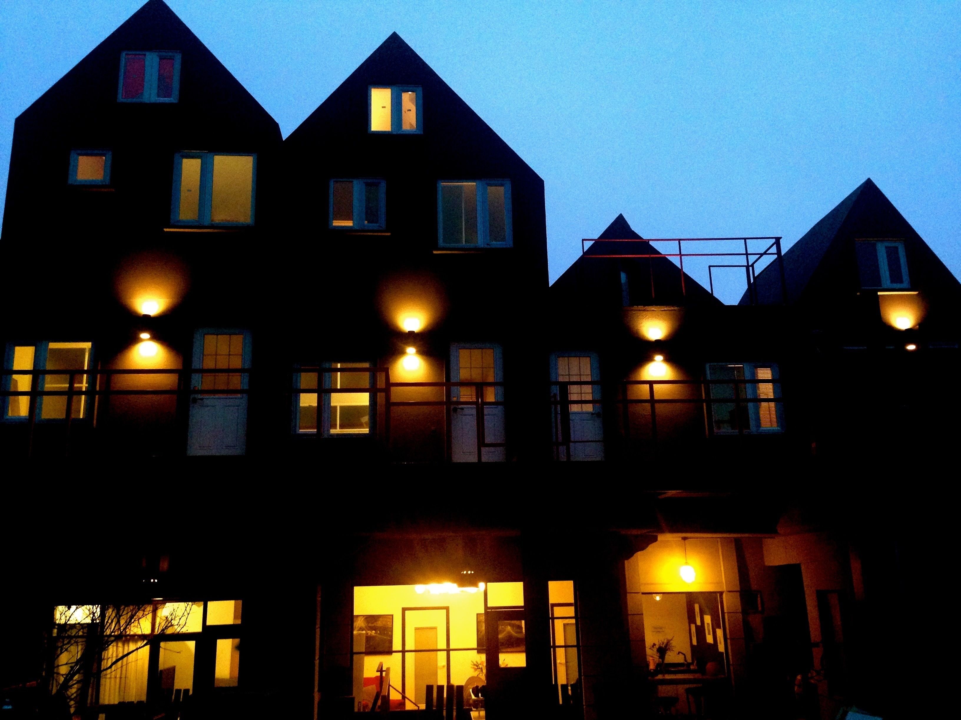 Front of property - evening/night