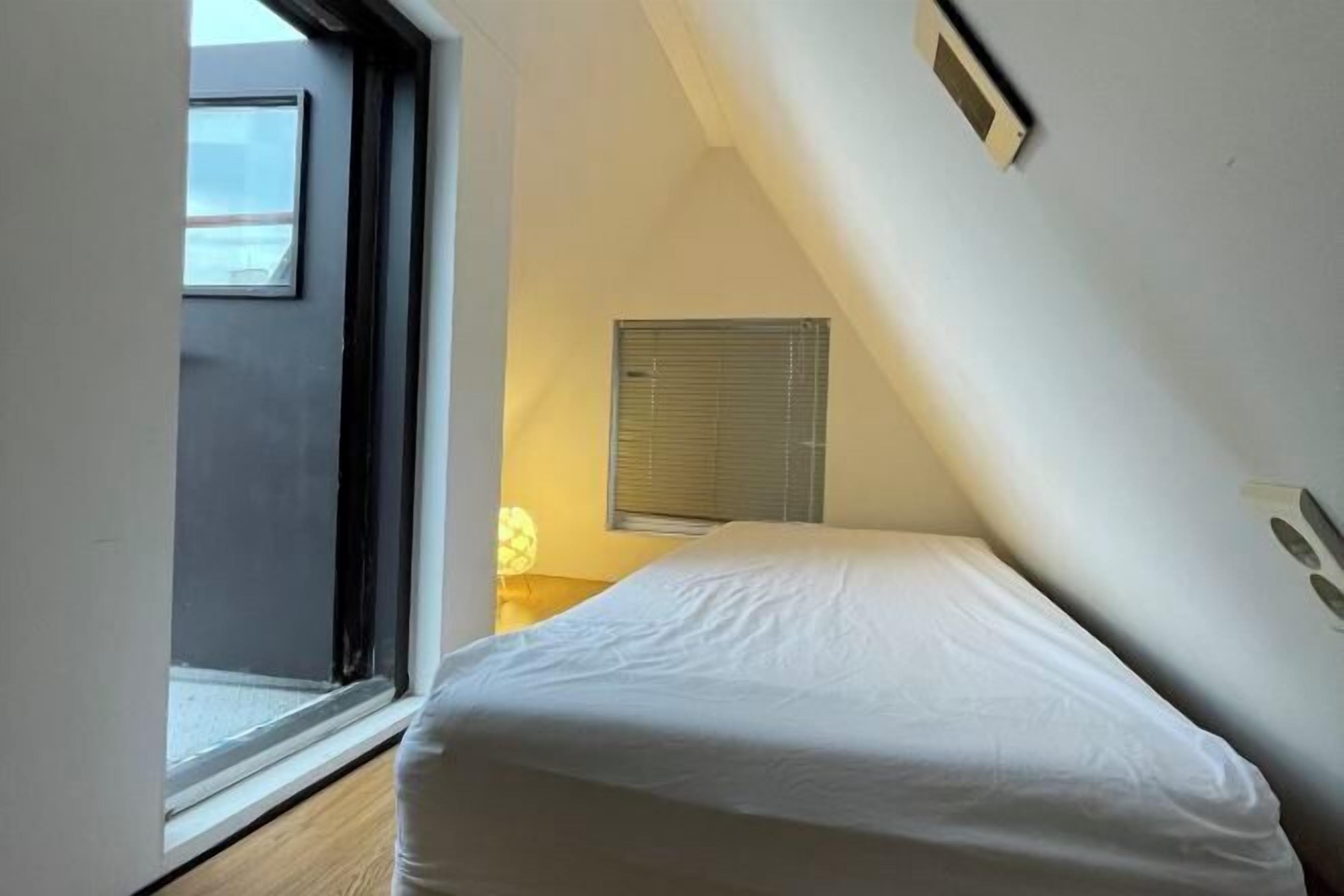 Blackout curtains, free WiFi, bed sheets