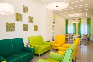 Zona de estar del vestíbulo