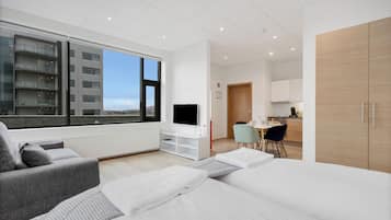 1 habitación, camas con pillow-top y decoración personalizada