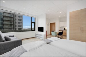 Blue Mountain Apartments- Economy Studio | 1 bedroom, pillowtop beds, individually decorated