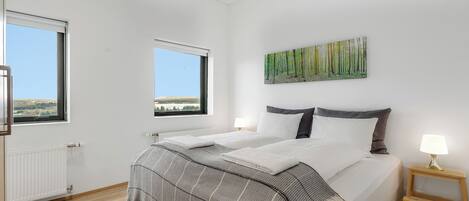 Corner Apartment with View | 1 bedroom, pillowtop beds, individually decorated