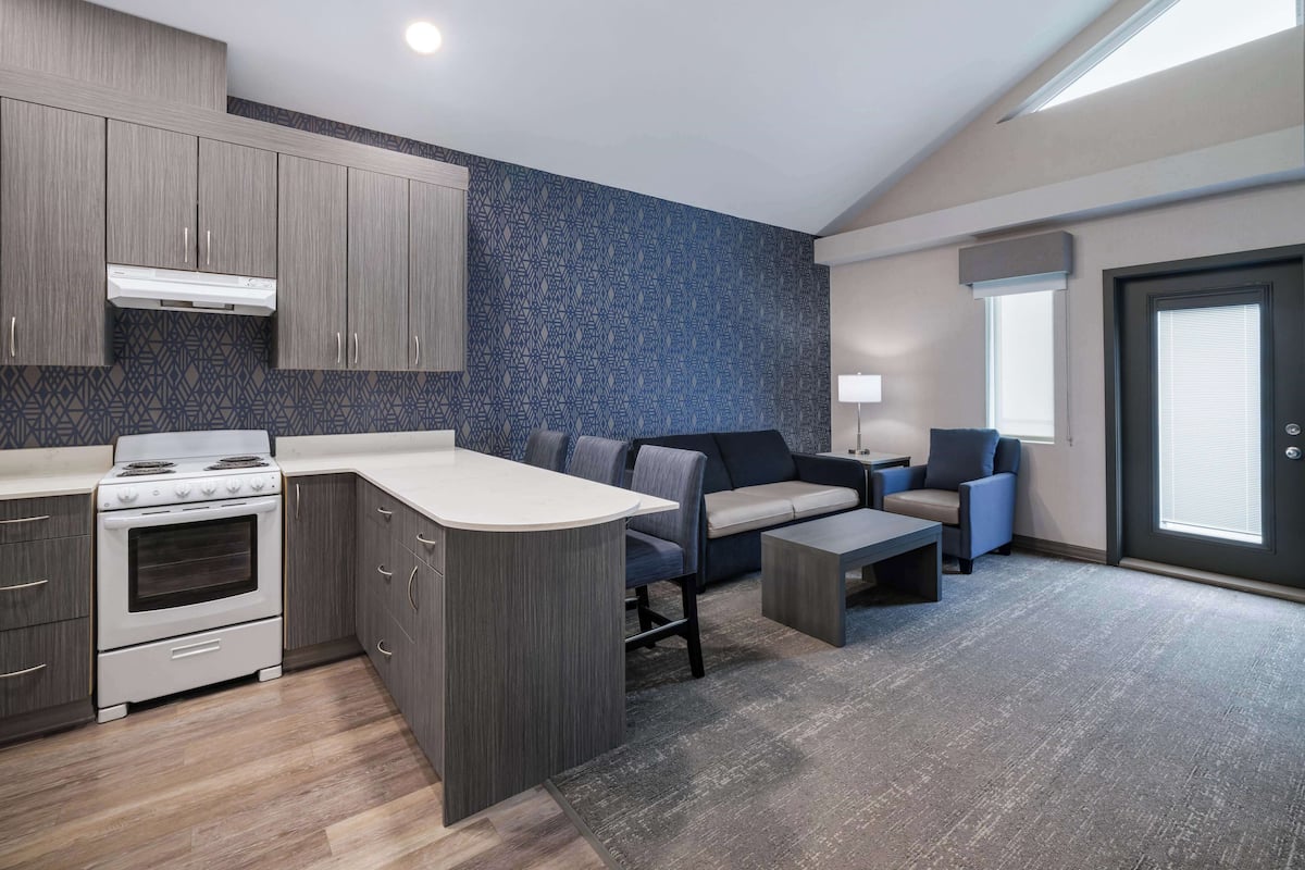 suite, 1 king bed, non smoking, kitchen (with sofabed) | premium bedding, desk, laptop workspace, blackout curtains