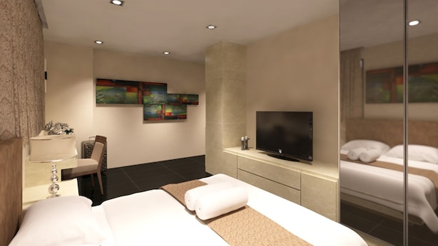Deluxe Studio | In-room safe, desk, iron/ironing board, cribs (surcharge) - Triple 2 Studio (Singapore)