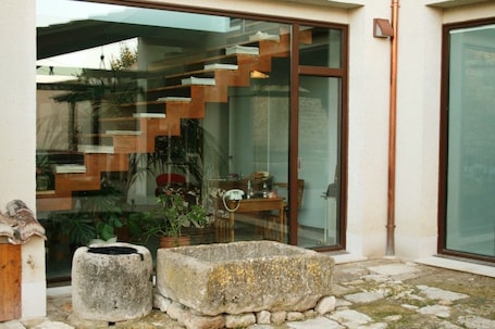 Jardines del alojamiento. La Posada de las Casitas