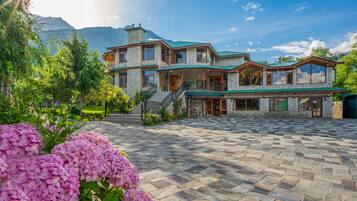 Majoituspaikan julkisivu