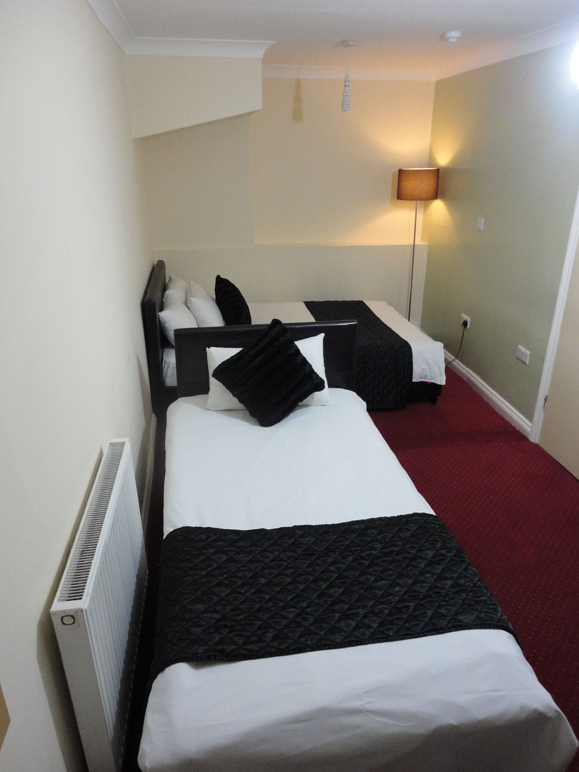 Blackout drapes, iron/ironing board, free WiFi, bed sheets