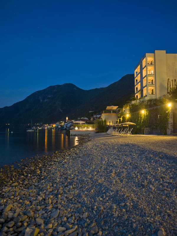 Private beach, black sand, free beach cabanas, sun loungers