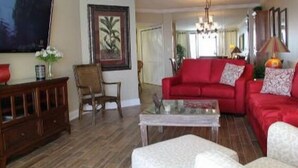 Standard Condo, 3 Bedrooms, 2 Bathrooms, Ocean View (1505) | Living room - White Caps by Sugar Sands Realty (Orange Beach)
