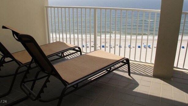 Standard Condo, 3 Bedrooms, 2 Bathrooms, Ocean View (1206) | Balcony - White Caps by Sugar Sands Realty (Orange Beach)