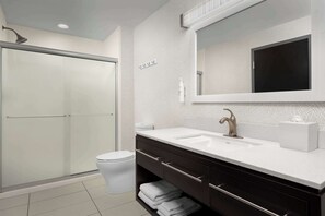 Badkamer met douche