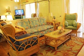 Condo, 2 Bedrooms (266) | Living area | TV