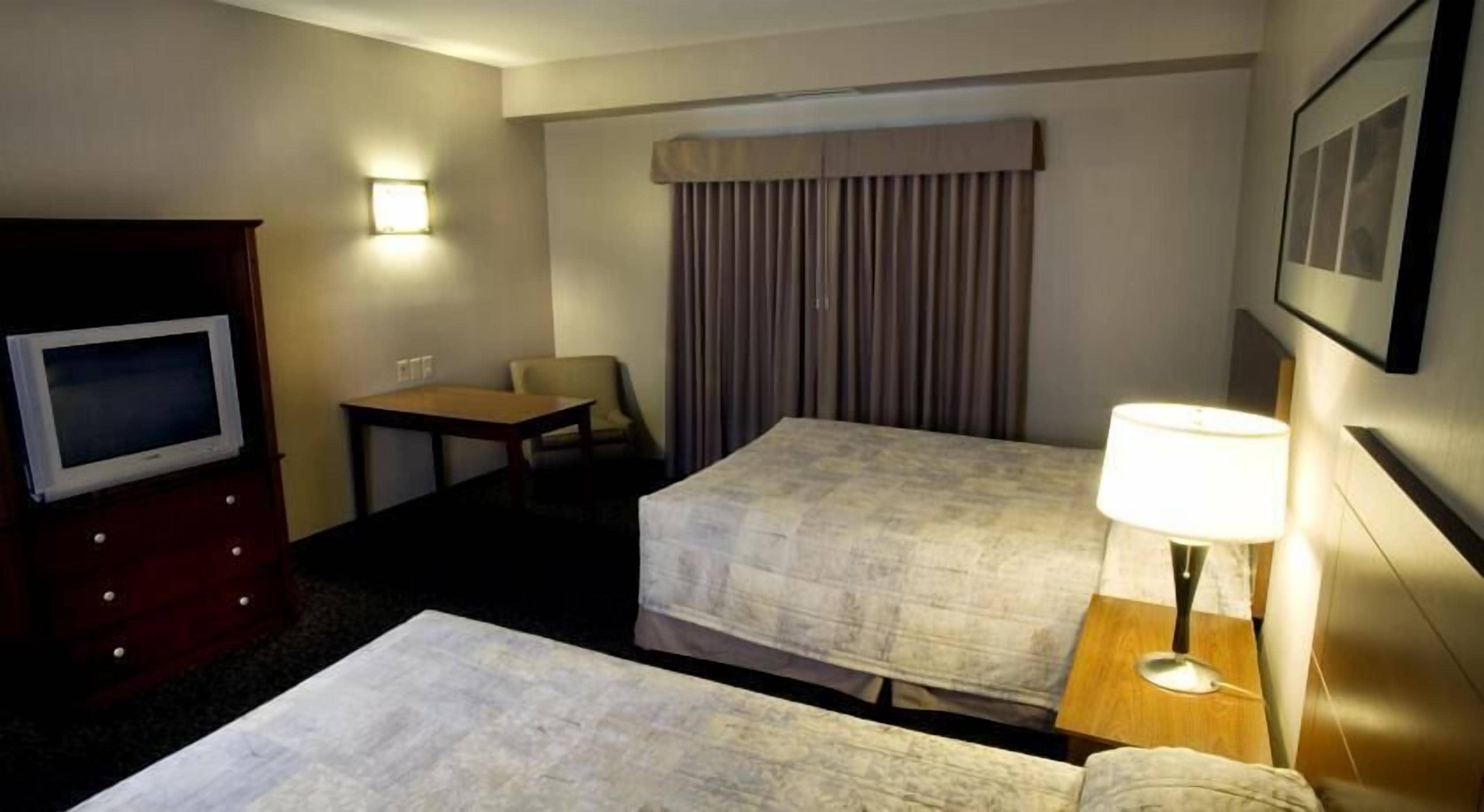 desk, blackout curtains, iron/ironing board, free wifi