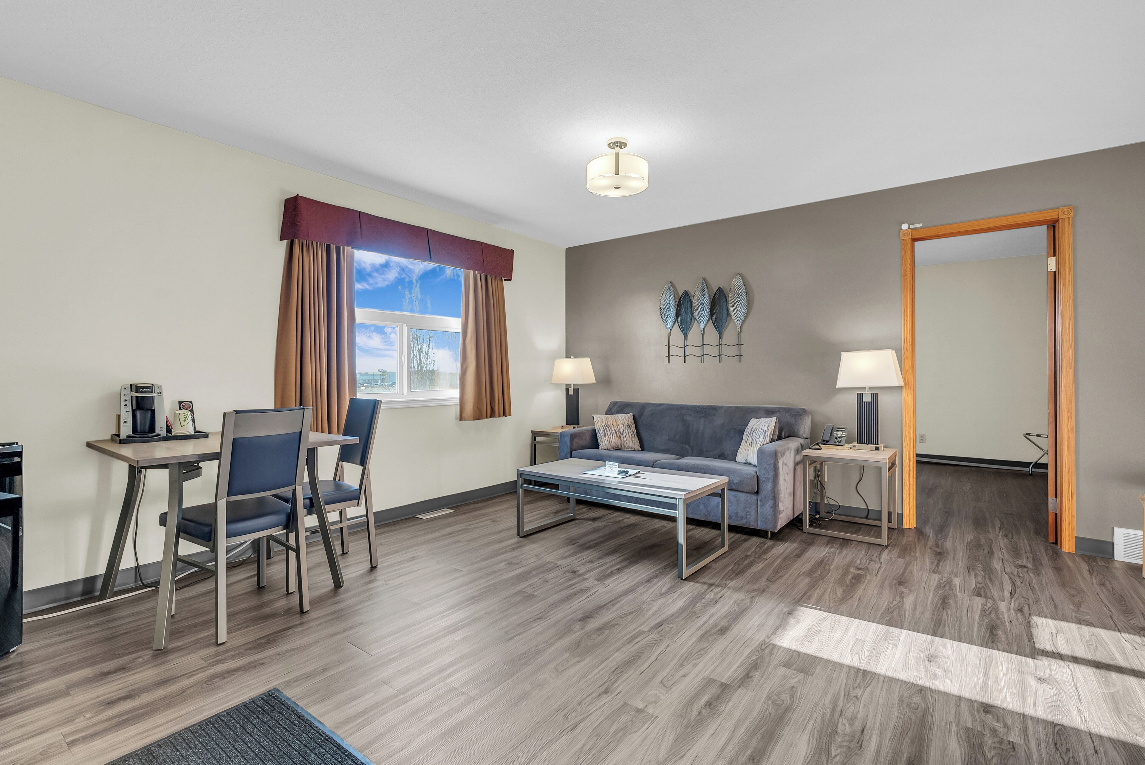 Premium bedding, pillow-top beds, minibar, desk