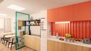 Daily buffet breakfast (EUR 9.9 per person)