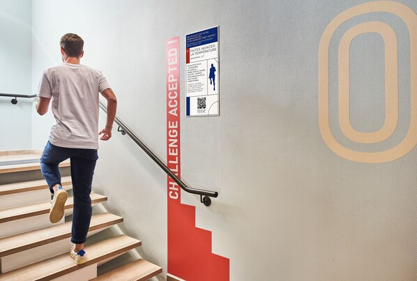 Handrails in stairways