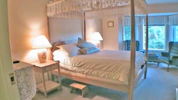 Premium bedding, individually decorated, individually furnished