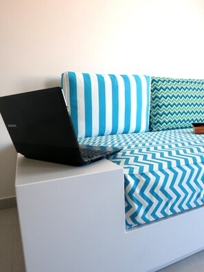 24-inch plasma TV with satellite channels, TV