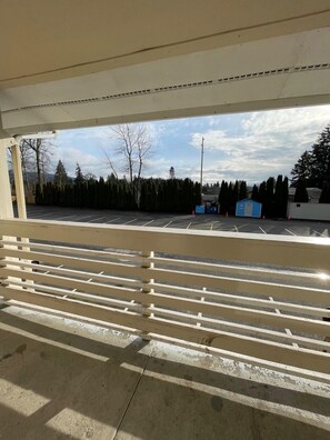 Standard Room, 2 Queen Beds, Kitchenette | View from room - Fairground Inn (Monroe)