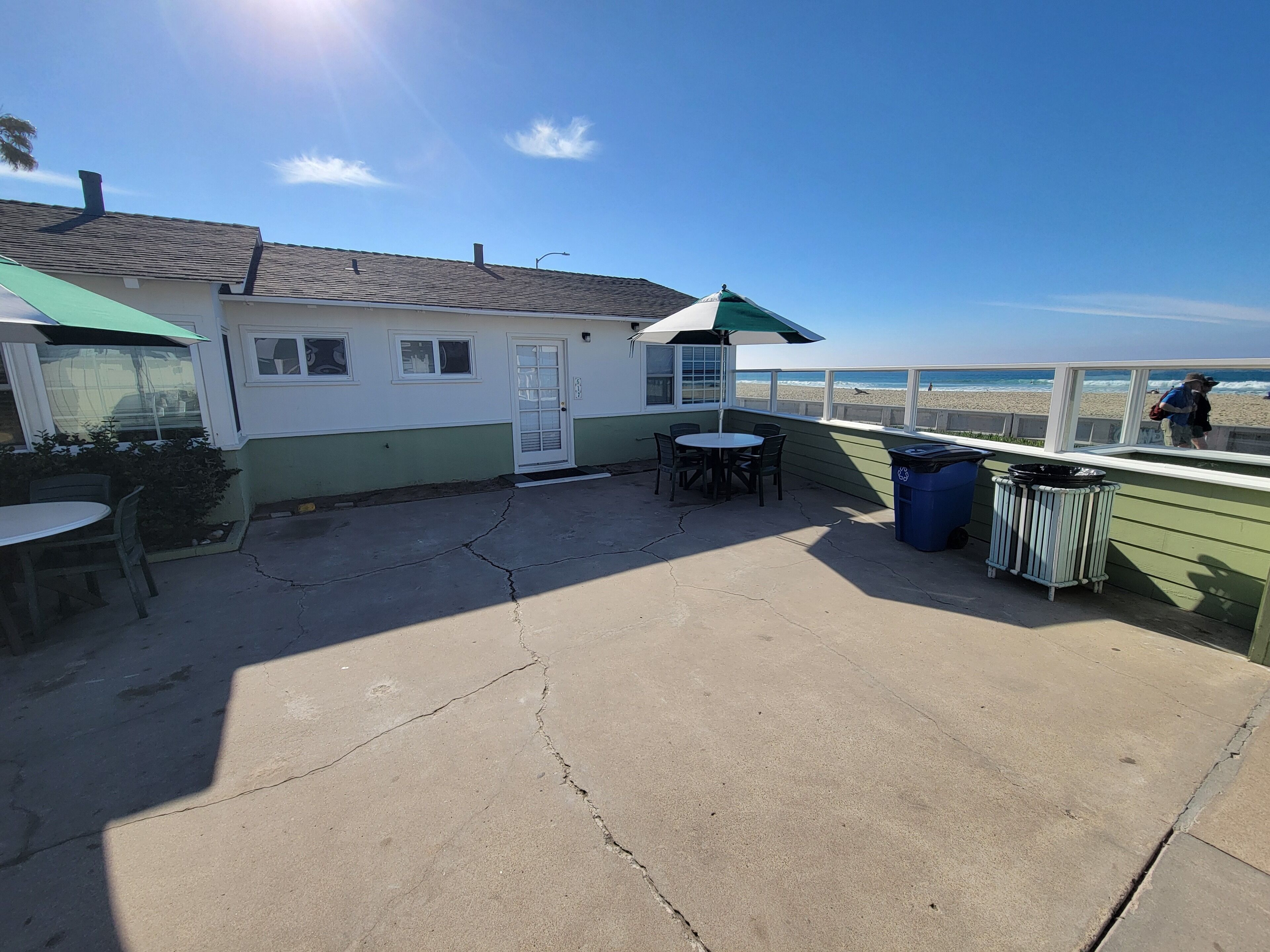 Baita Standard, 1 camera da letto, vista spiaggia, fronte oceano | Terrazza/patio