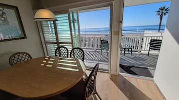 Standard Apartment, 1 Bedroom, Terrace, Ocean View | Iron/ironing board, free WiFi, bed sheets