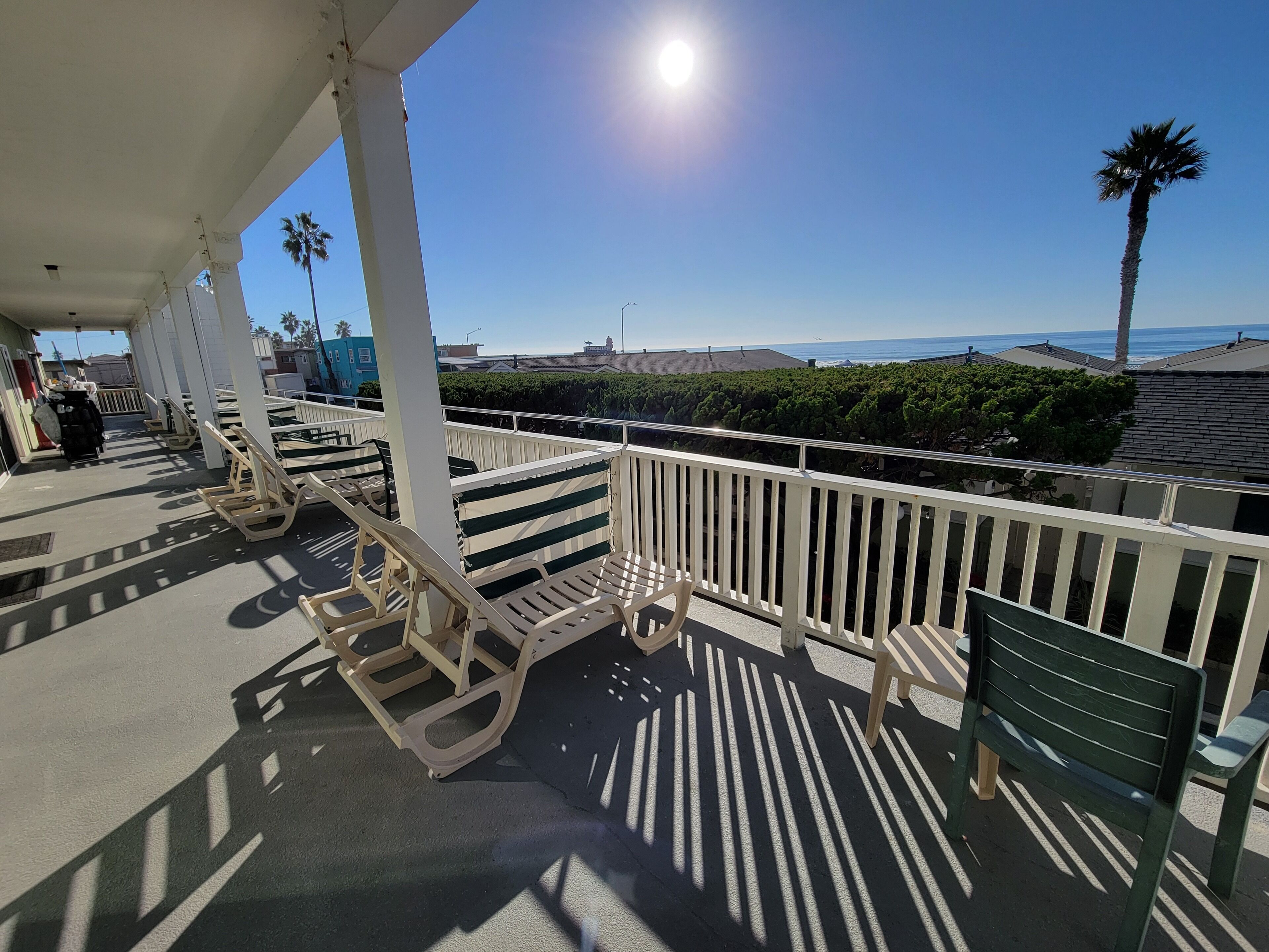 Vista a la playa o el mar