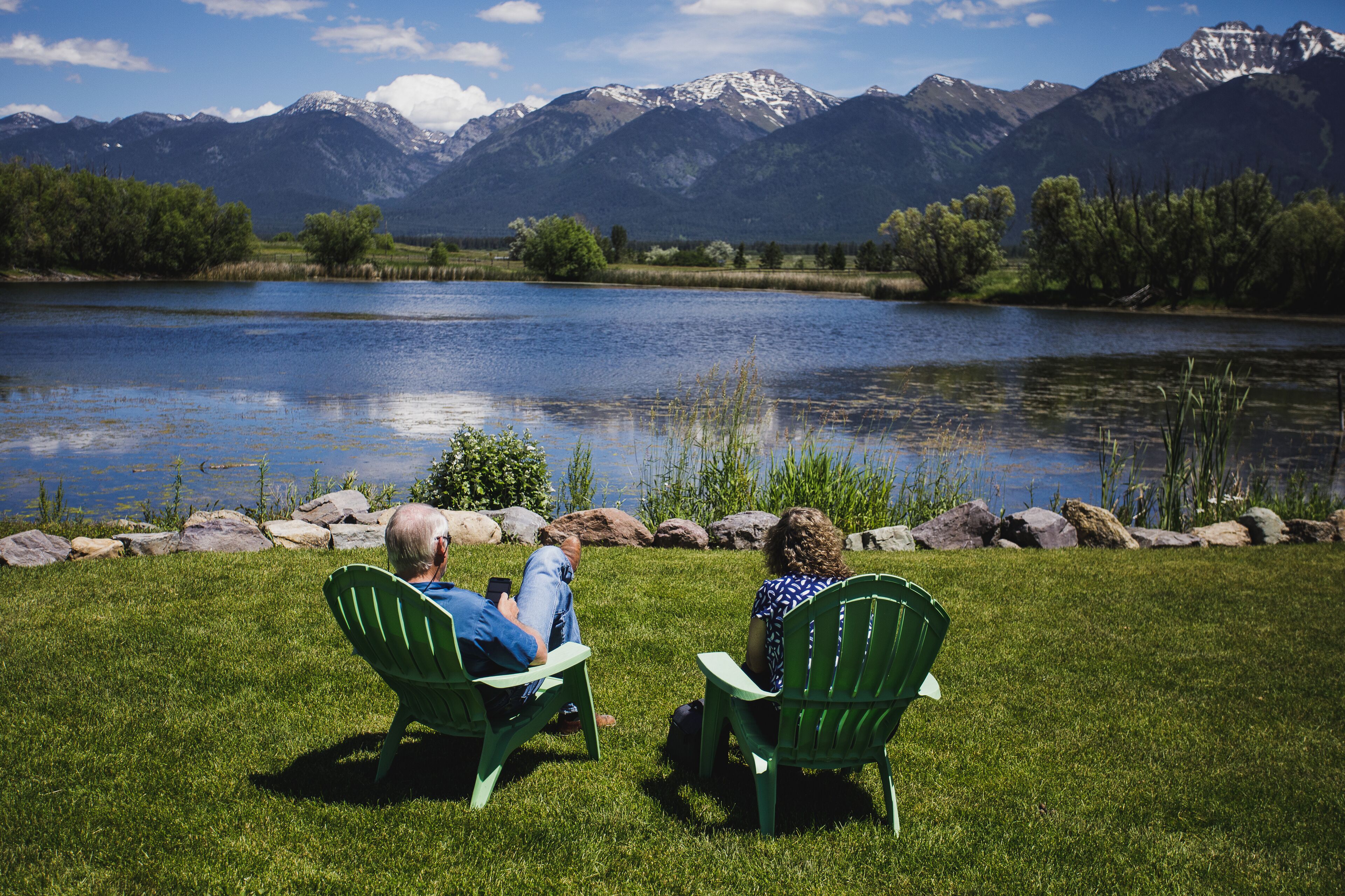 Uitzicht vanuit accommodatie