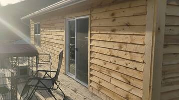 Cabane Exclusive, 2 chambres, vue montagne | Terrasse/Patio