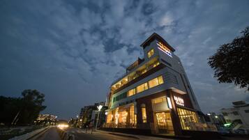 Front of property – evening/night