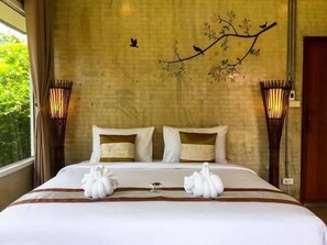 Villa, vue jardin | Vue de la chambre