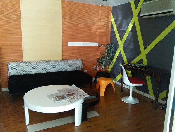 Lobby sitting area