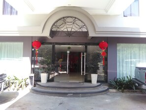Entrada de la propiedad