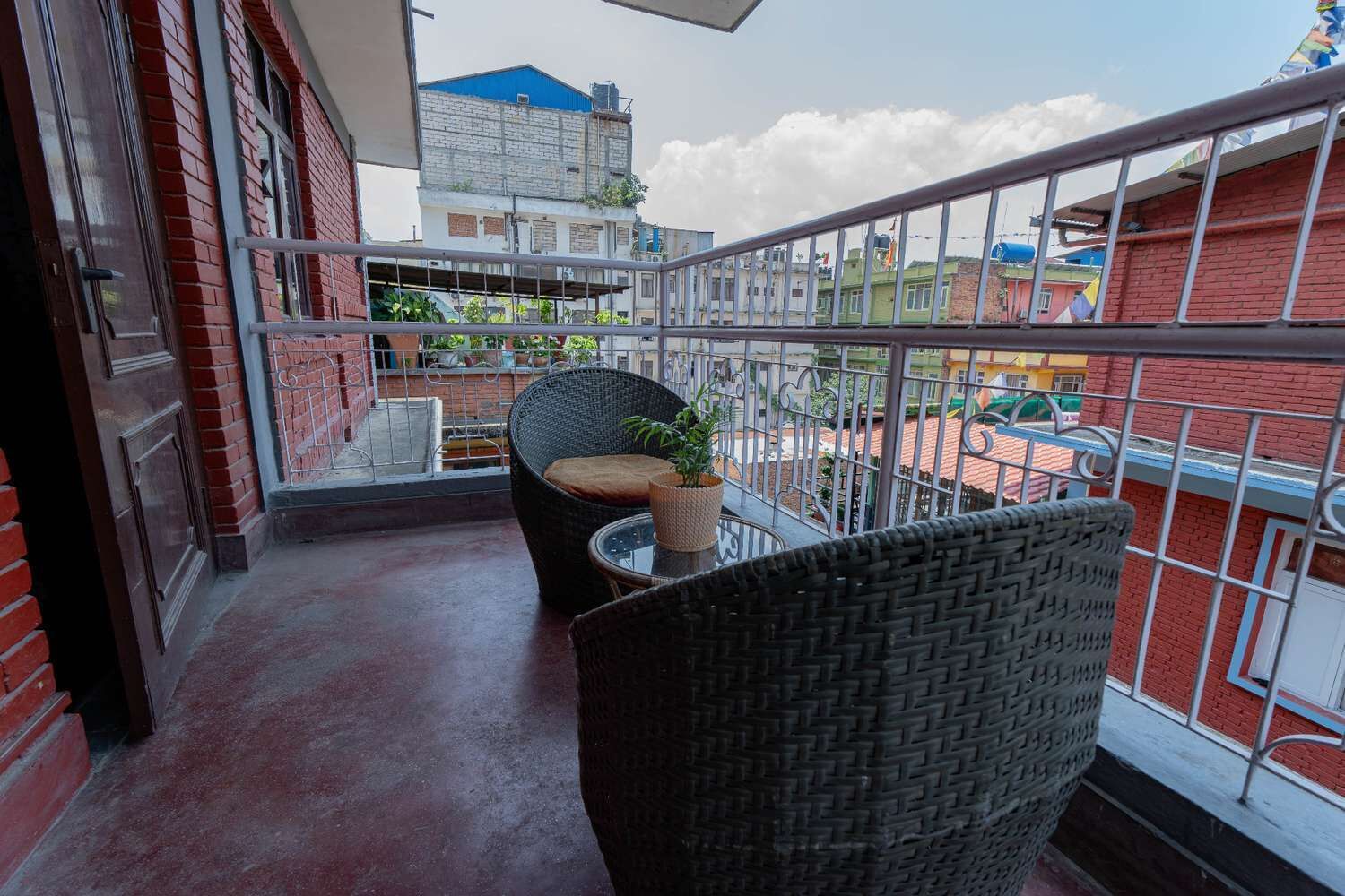 Chambre Exécutive, 1 très grand lit, balcon | Terrasse/Patio