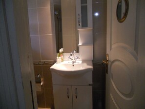 Double or Twin Room | Bilik Mandi | Pancuran mandi, kelengkapan dandanan diri percuma, pengering rambut 