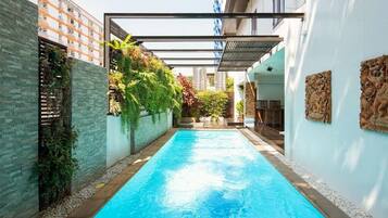 Family Villa, Private Pool | 1 bedroom, down comforters, minibar, desk