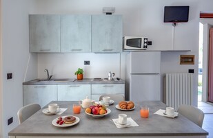 Appartamento Classic, 1 camera da letto | Cucina privata | Frigorifero, microonde, macchina per caffè espresso, bollitore elettrico