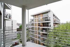 Luxury-Apartment, 1 Schlafzimmer, Balkon | Balkon