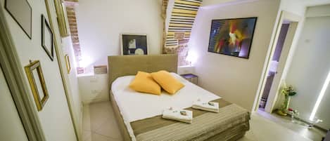 Kahden hengen superior-huone, oma kylpyhuone | Ylelliset vuodevaatteet, yksilöllisesti sisustettu