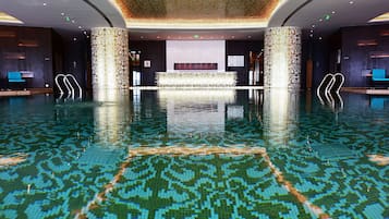 Indoor pool, outdoor pool