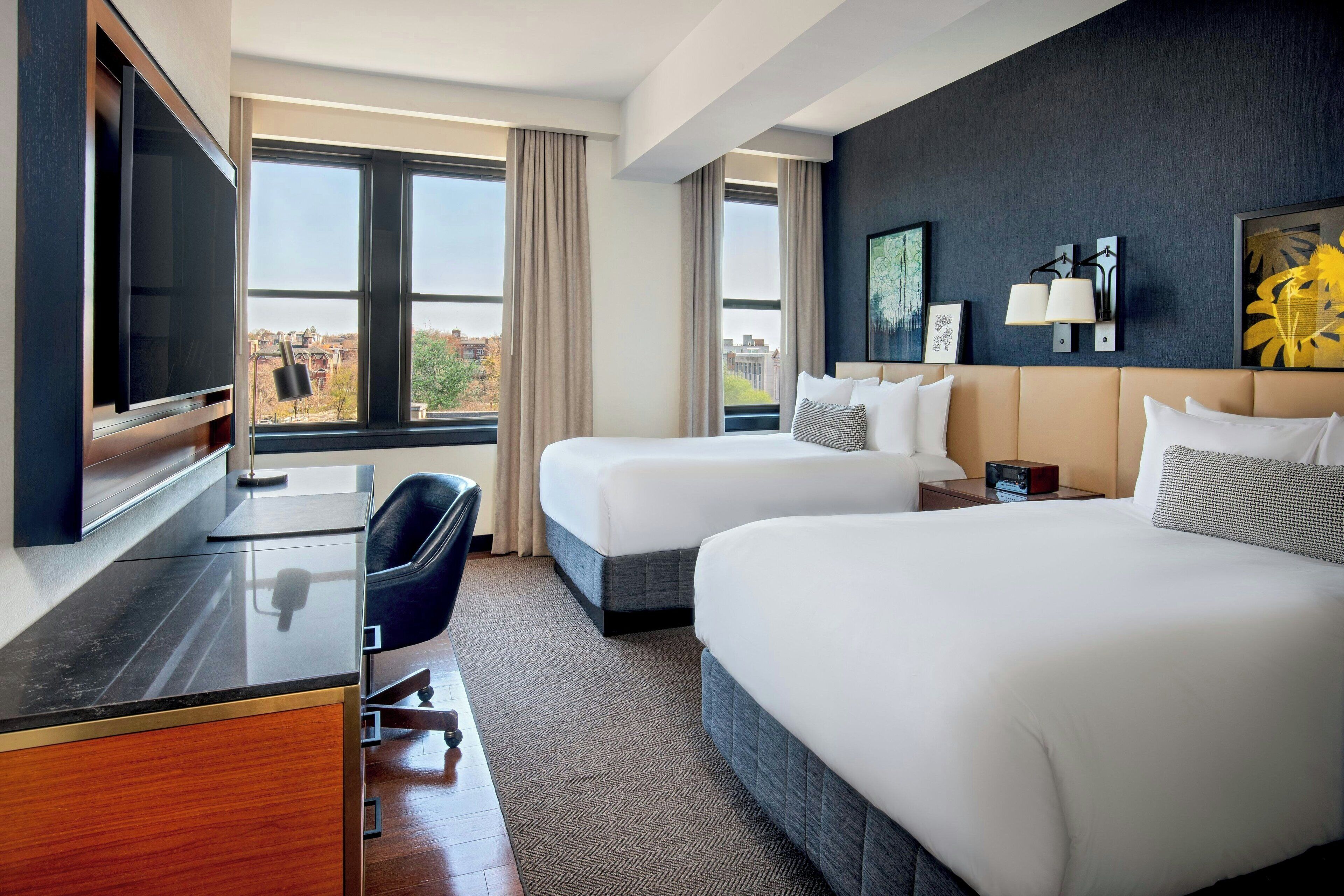 room, 2 double beds | frette italian sheets, hypo-allergenic bedding, pillow-top beds