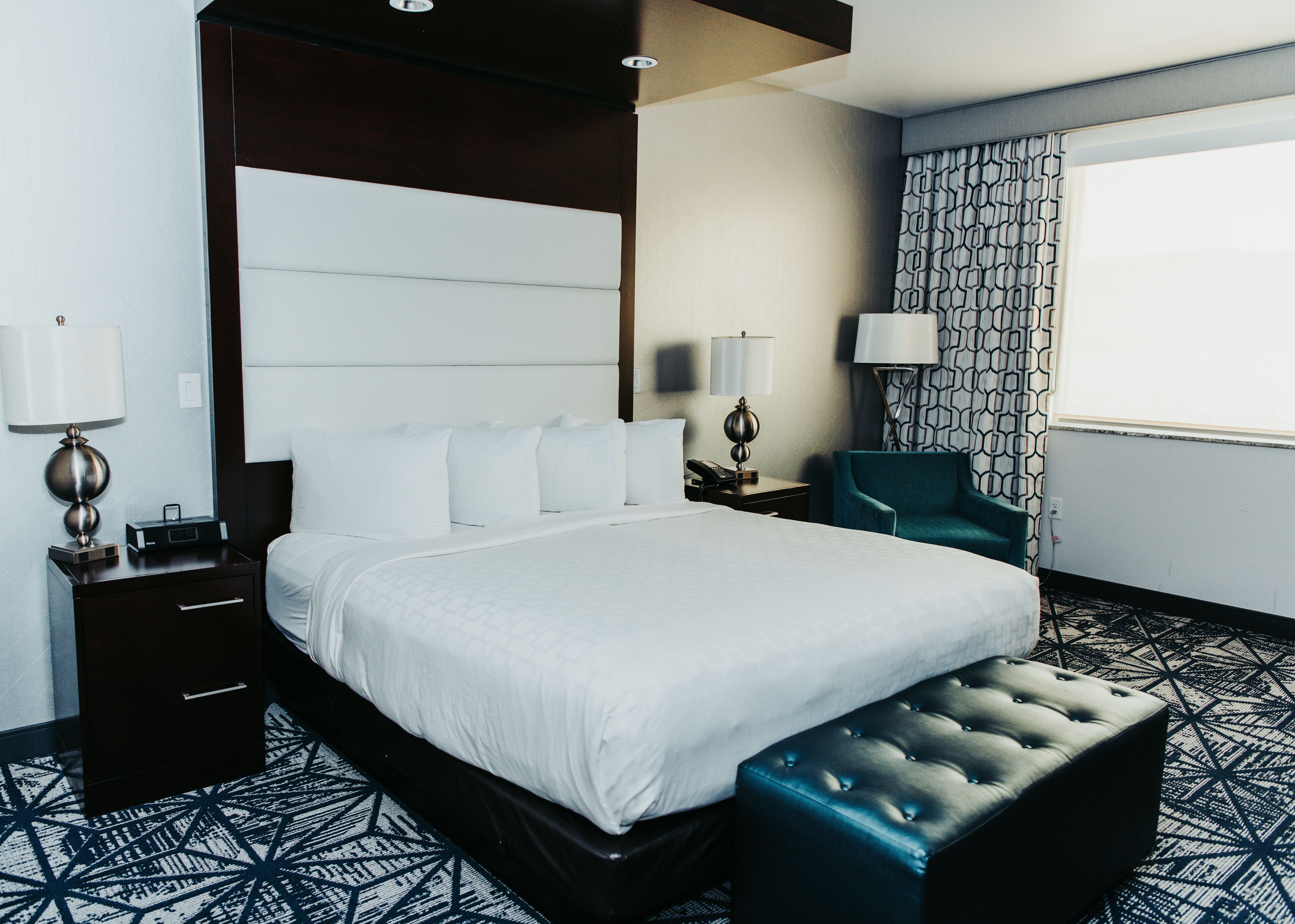 premium bedding, down duvets, pillow-top beds, in-room safe