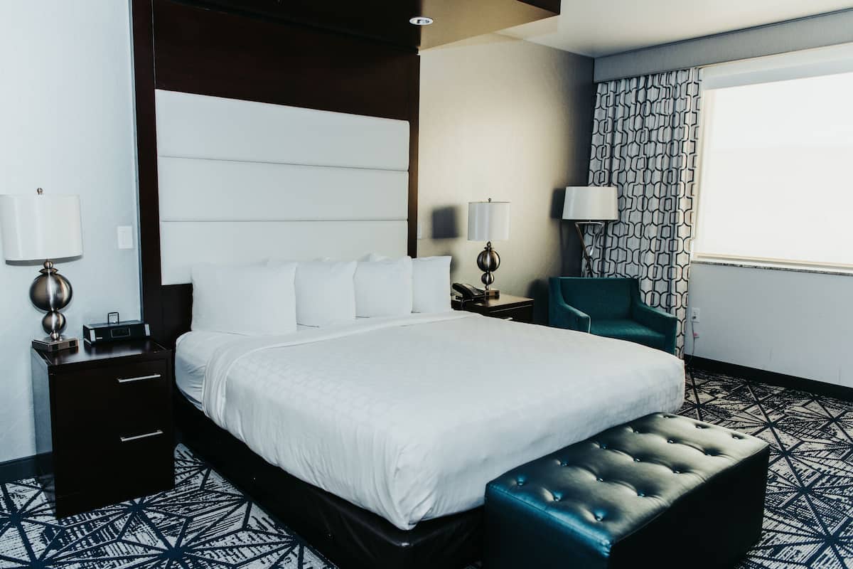 premium bedding, down duvets, pillow-top beds, in-room safe