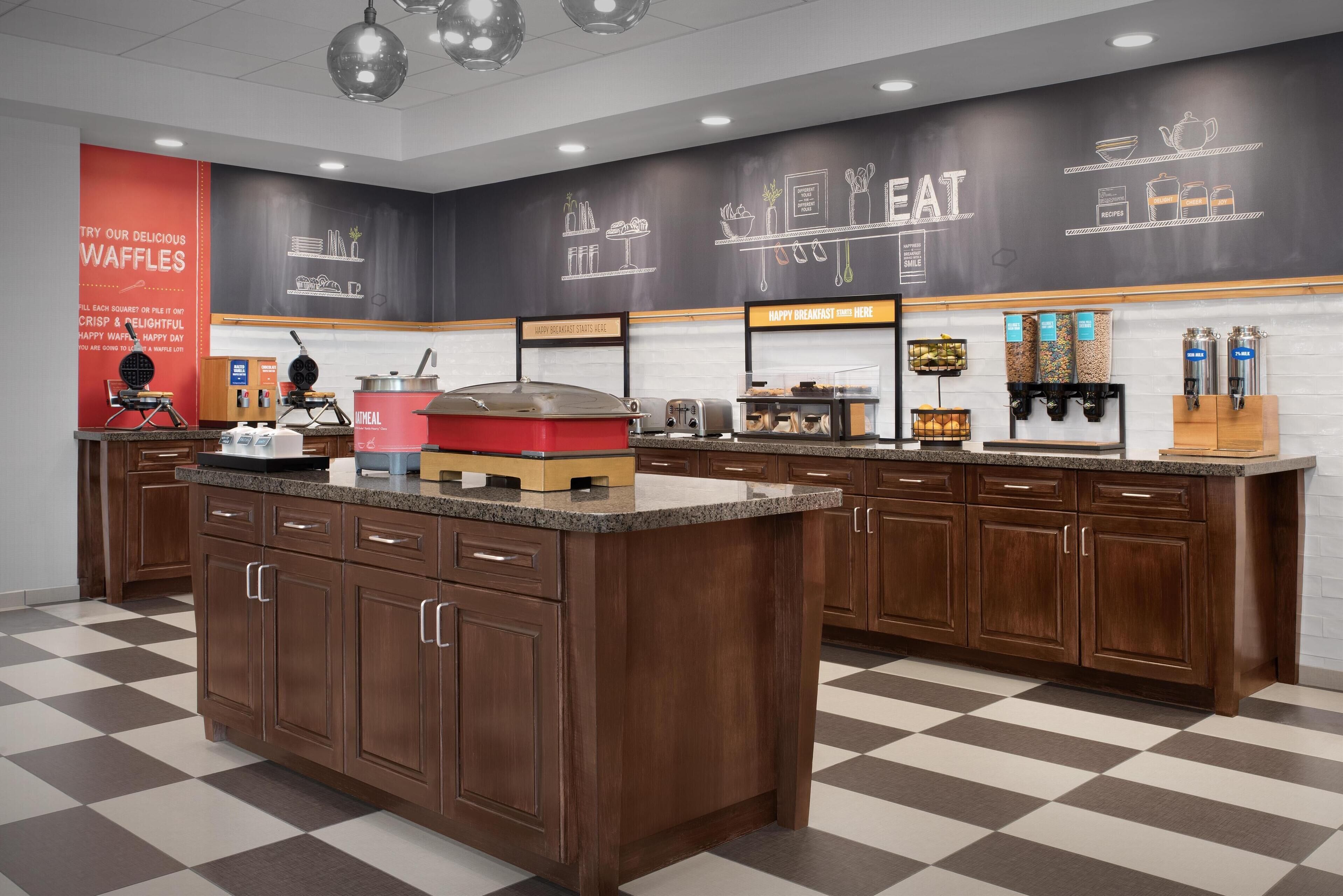 free daily buffet breakfast