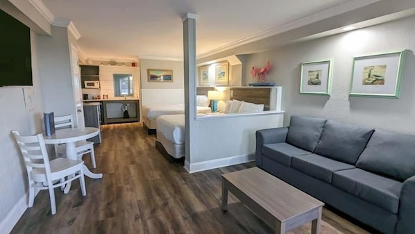 Island Palm Room, 2 Double Beds, Non-Smoking
