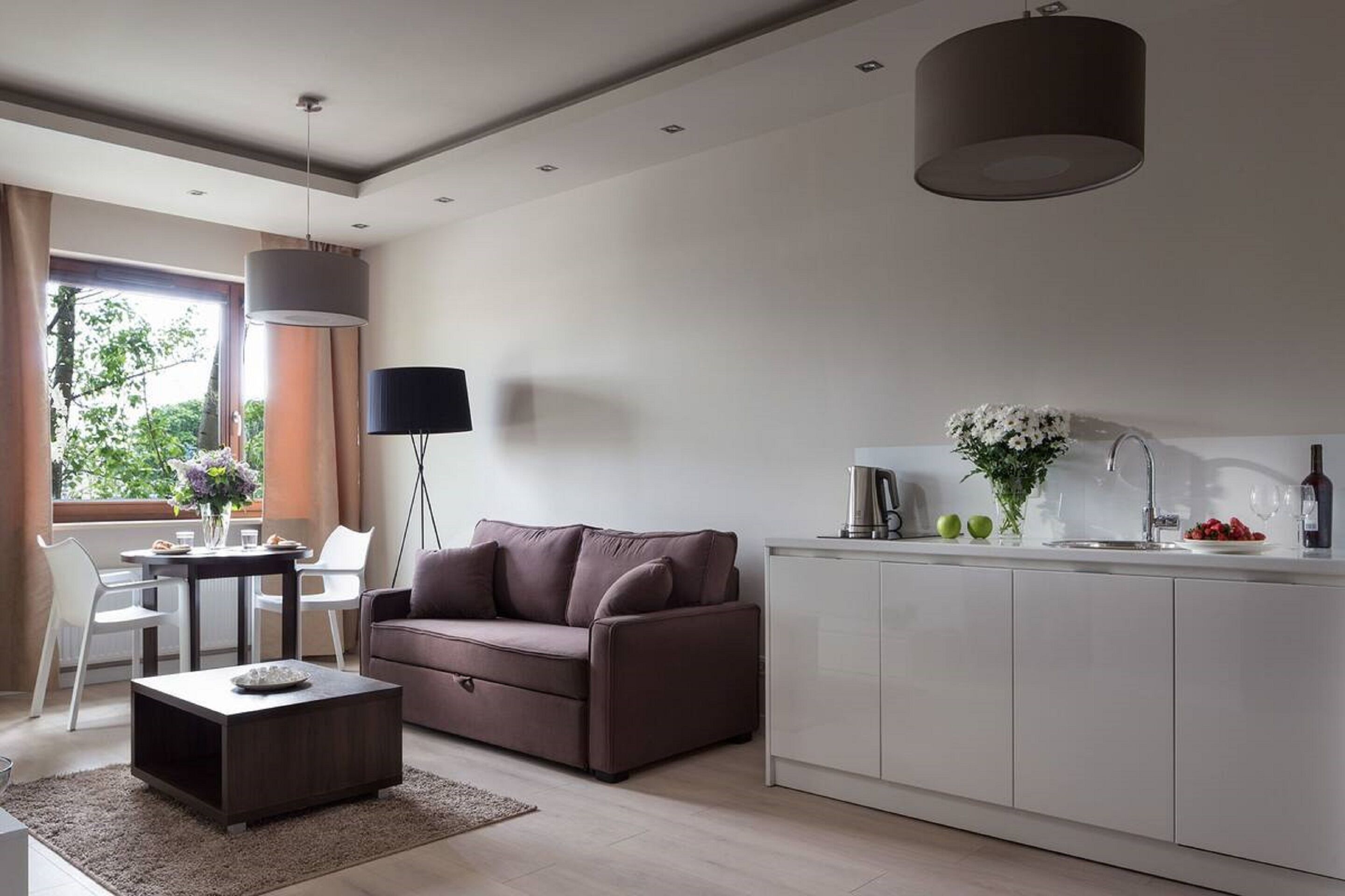 studio, 1 bedroom | private kitchenette | full-sized fridge, microwave, stovetop, dishwasher