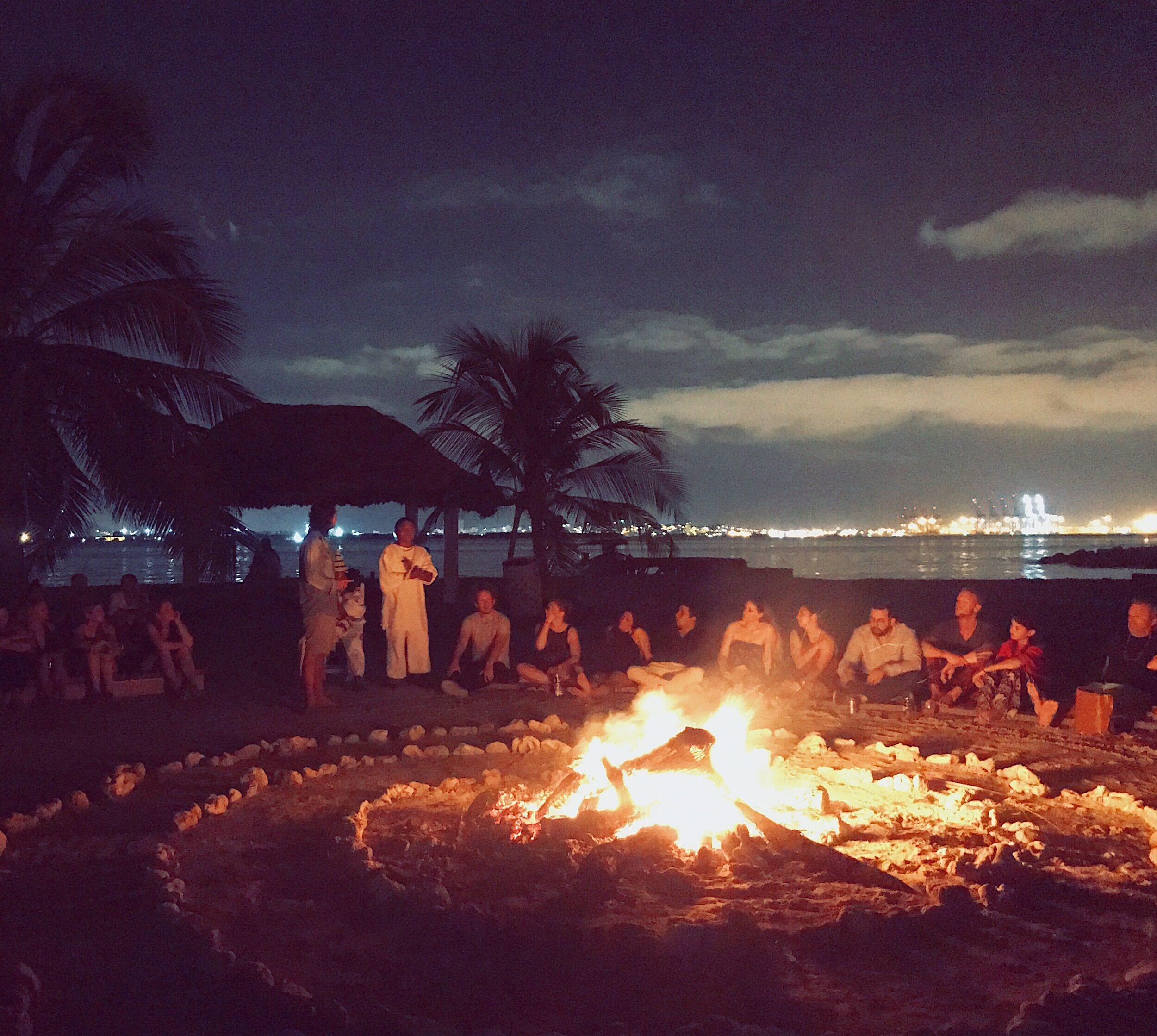 on the beach, white sand, beach cabanas, sun-loungers